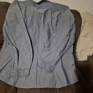 Carhartt Men's Casual Blue Button Down Shirt